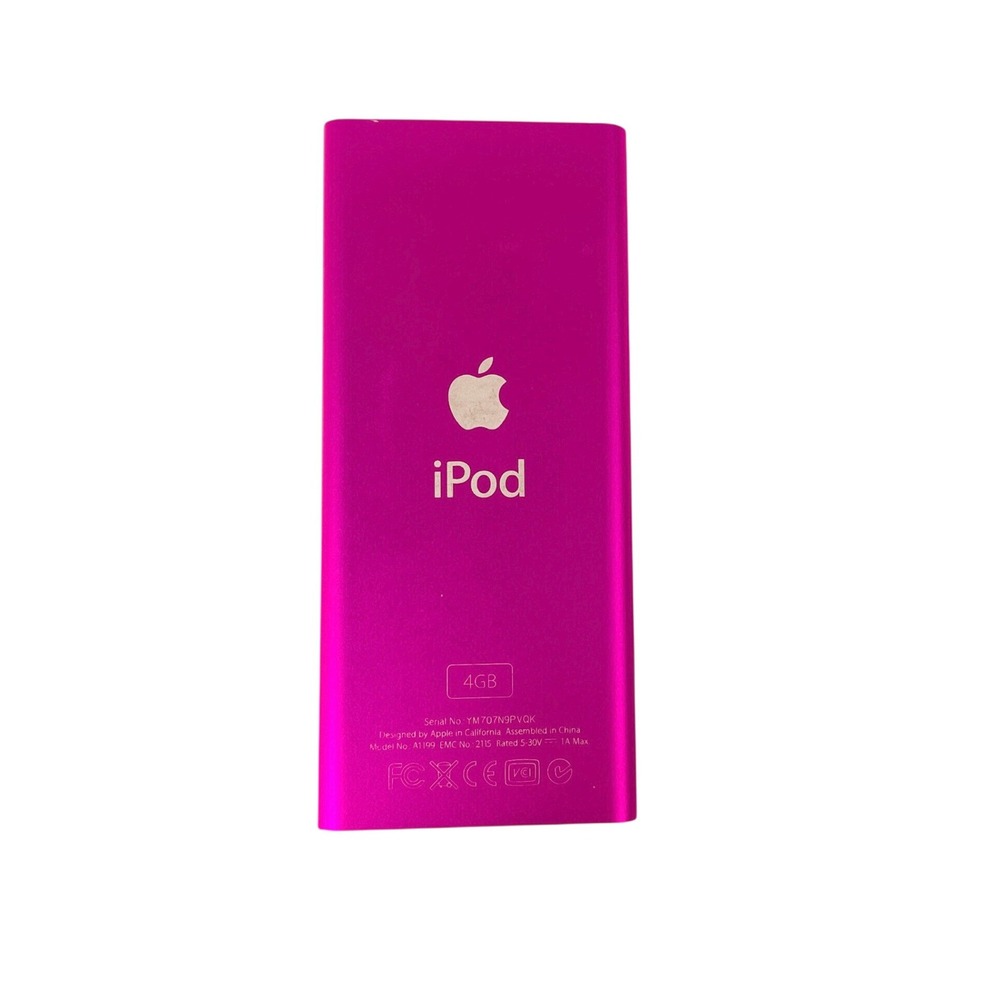 Apple iPod Nano 2nd Gen 4GB Pink A1199 Excellent Y2K Retro Tech Music Player 90s - Picture 12 of 13